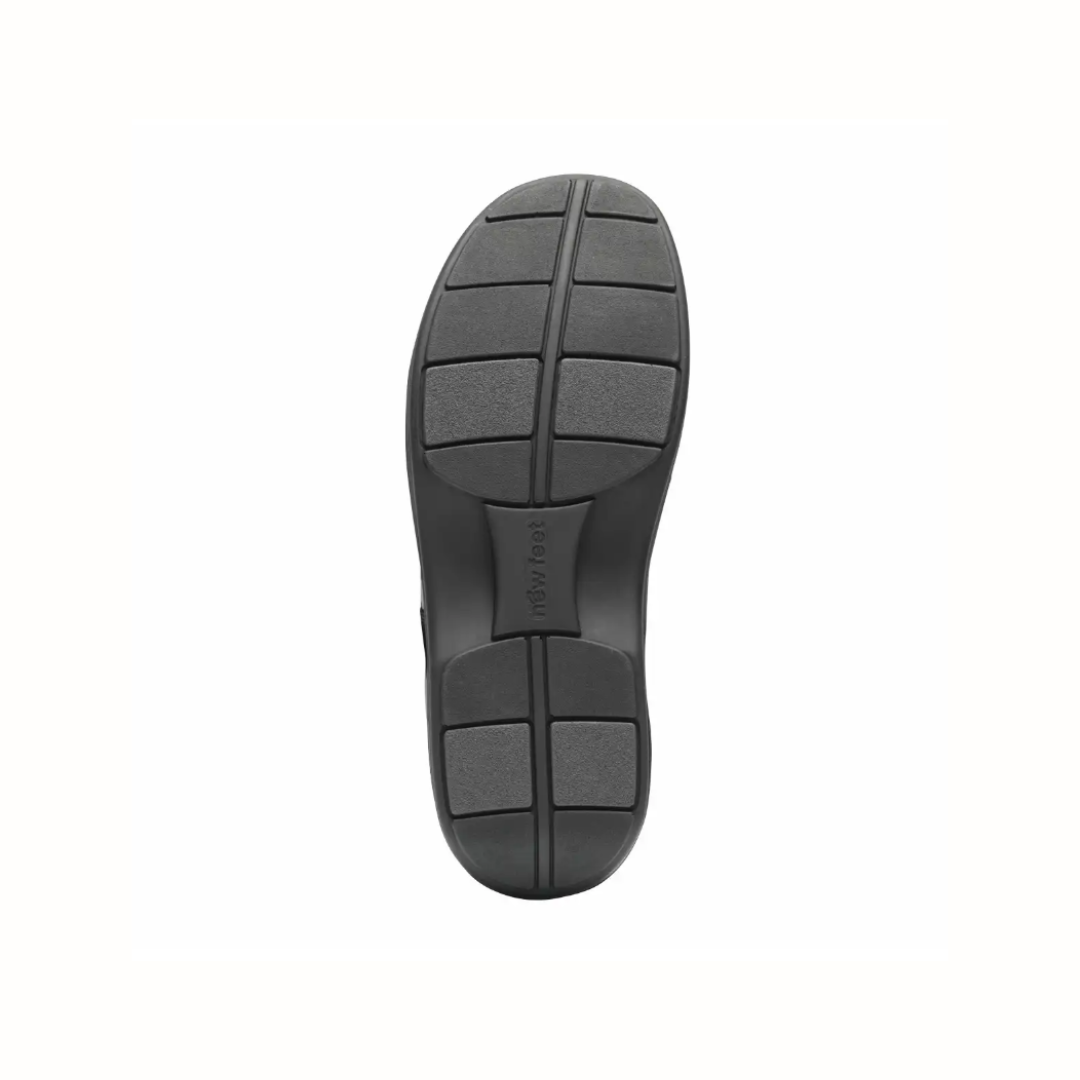 New Feet miesten unisex kävelykengät, musta