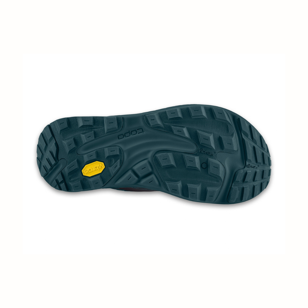 Topo Athletic Ultraventure 5 wide, miesten juoksukengät, laaja lesti, musta/vihreä