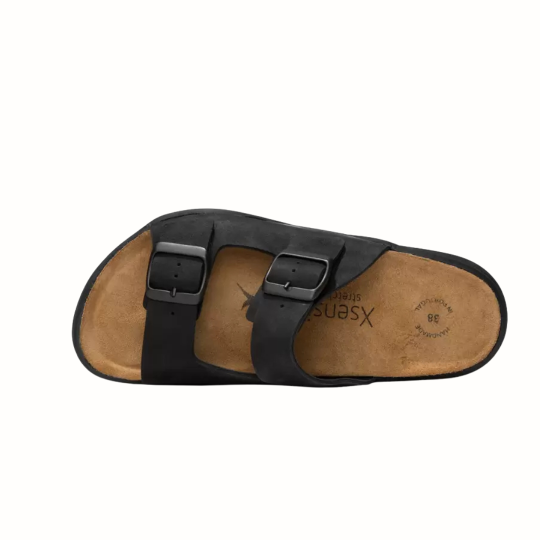 Xsensible Stretchwalker Lotus sandaalit, musta
