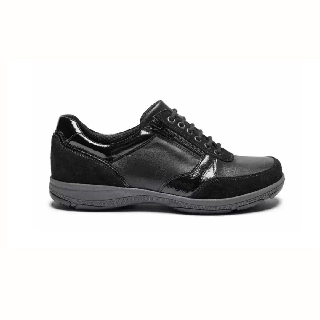 New Feet naisten kävelykengät, musta
