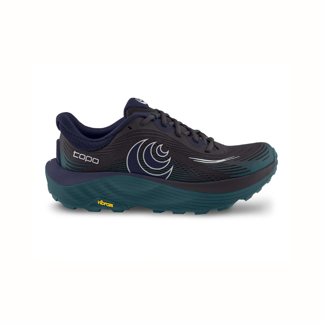 Topo Athletic Ultraventure 5 wide, miesten juoksukengät, laaja lesti, musta/vihreä