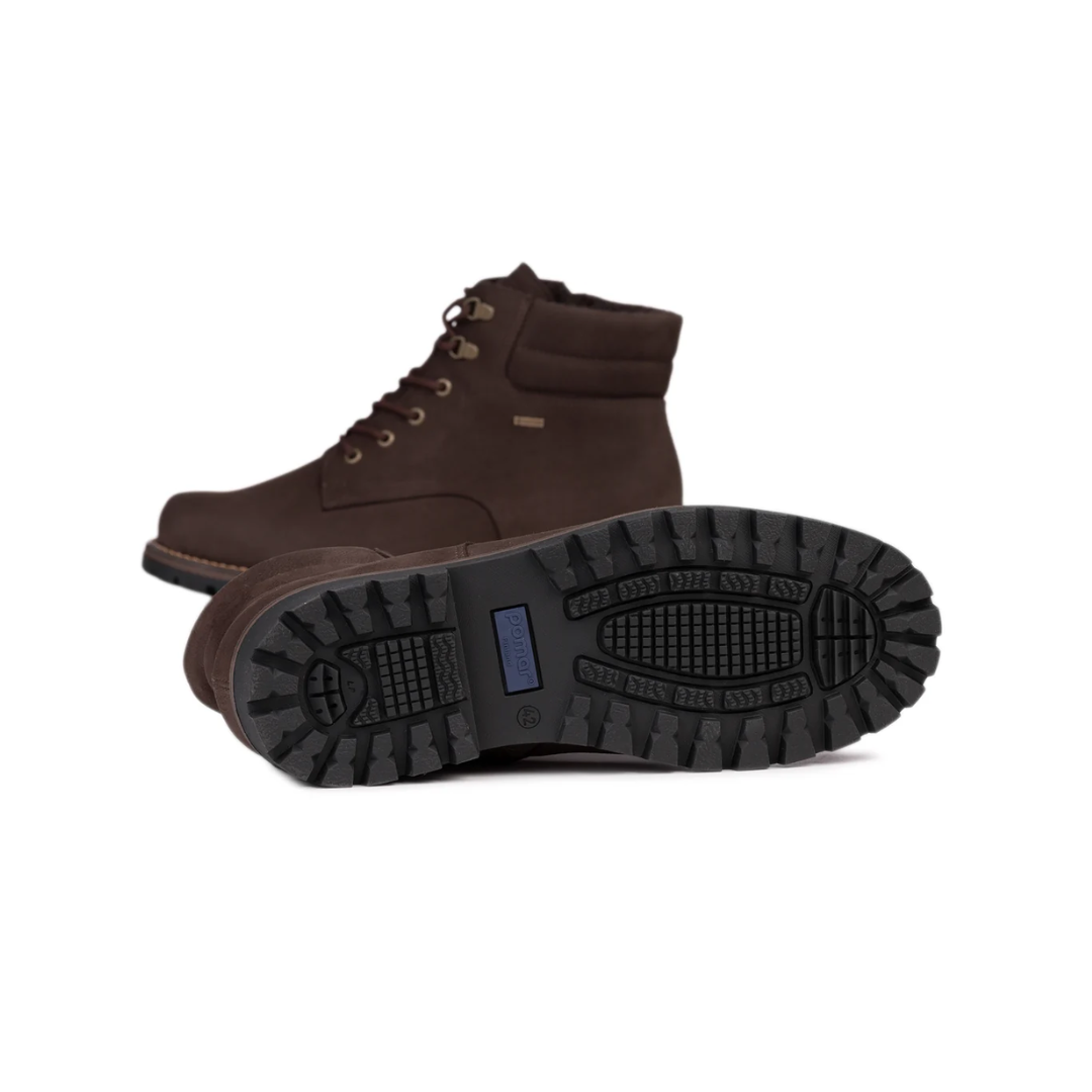 Pomar+ Roihu miesten Gore-Tex nilkkurit, ruskea