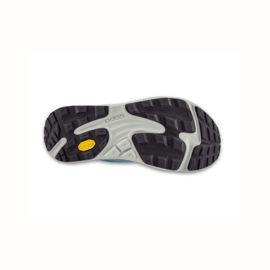 Topo Athletic Ultraventure 5 Wide, naisten juoksukengät, laaja lesti, harmaa/sininen