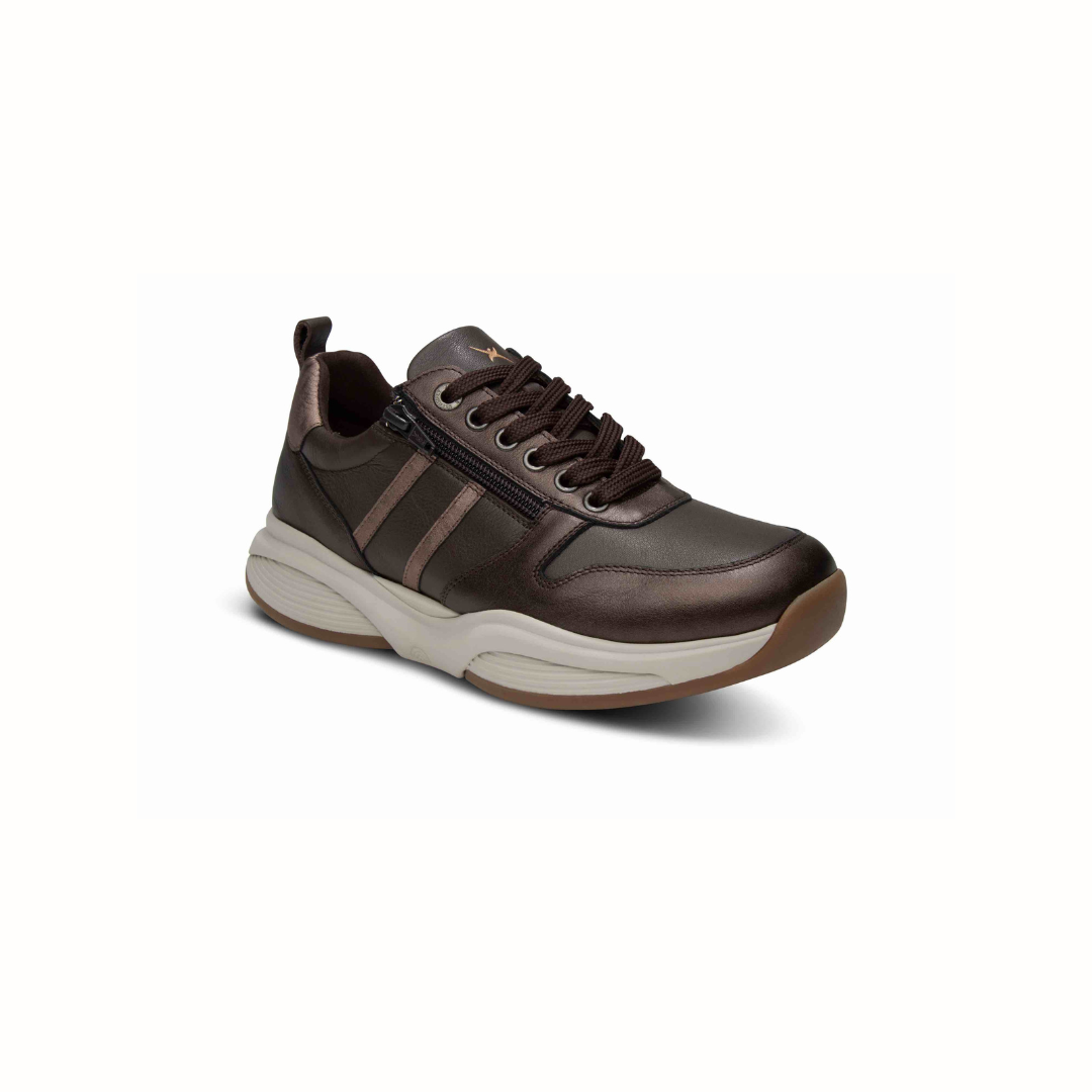 Xsensible Stretchwalker SWX3 kävelykengät, Dark Brown Combi