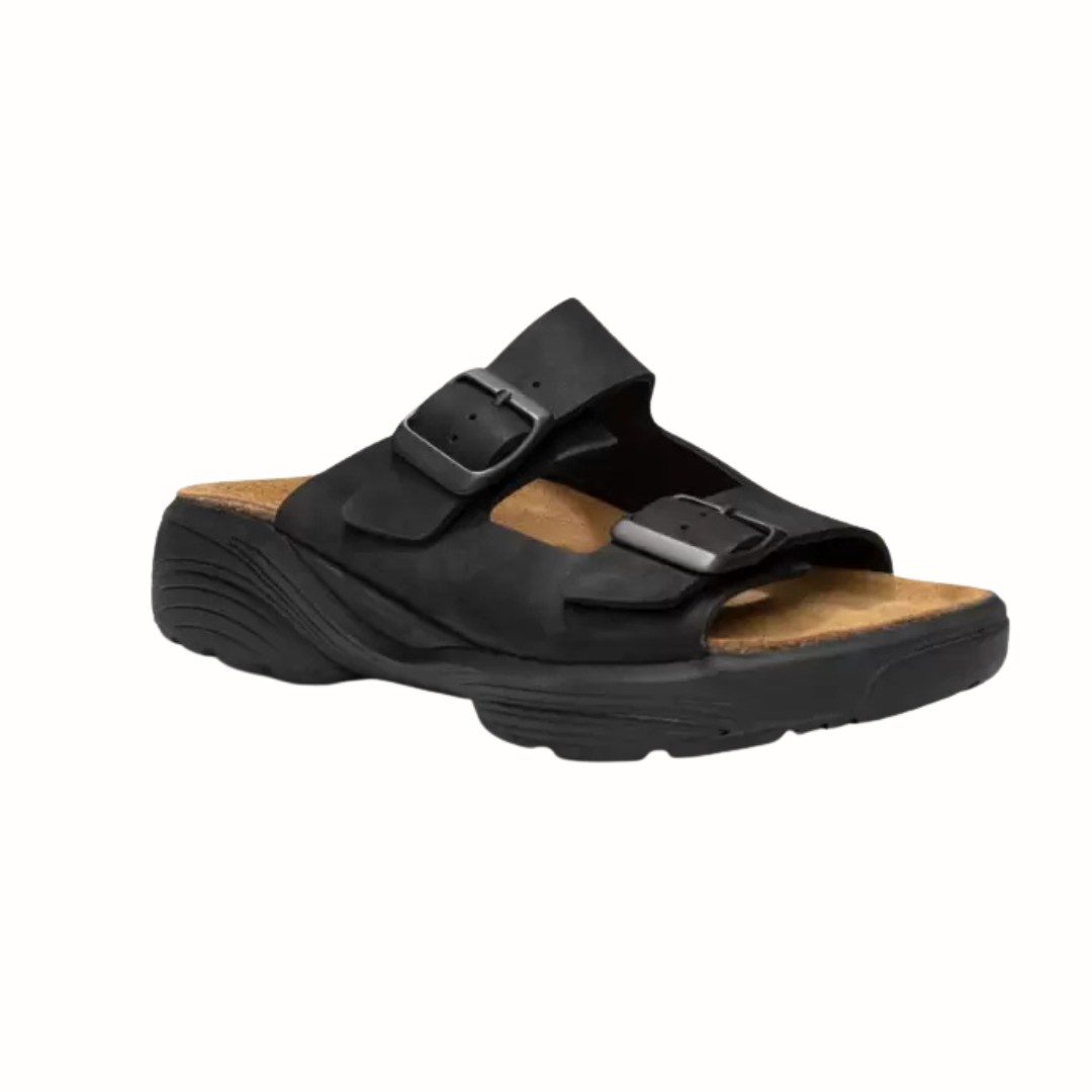 Xsensible Stretchwalker Lotus sandaalit, musta