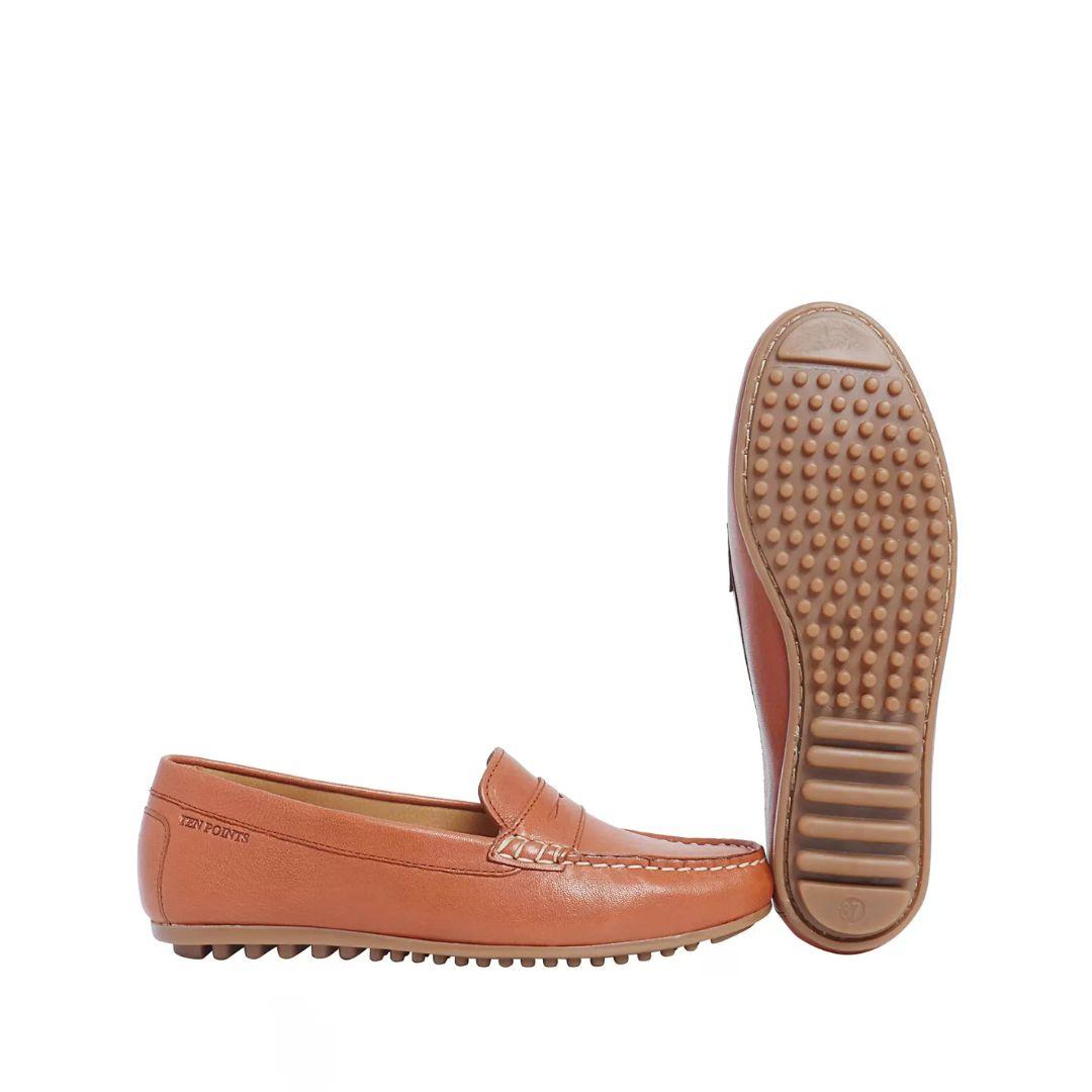 Ten Points Indy loaferit, konjakki