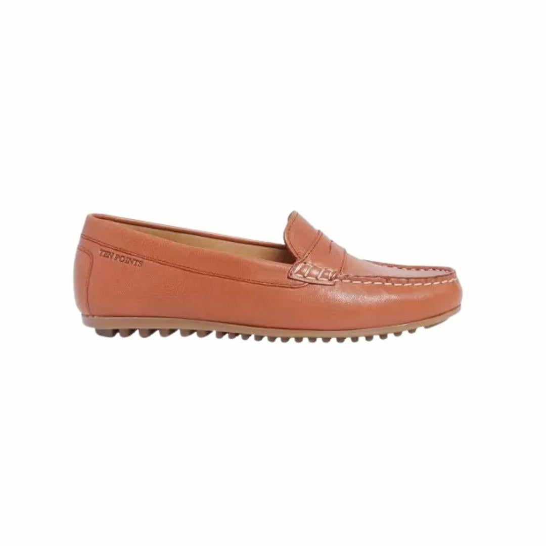 Ten Points Indy loaferit, konjakki